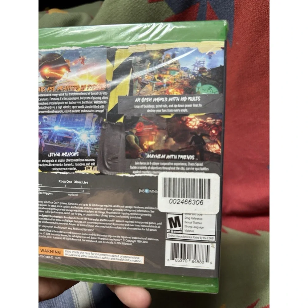 ✨BRAND NEW✨Sunset Overdrive (Microsoft Xbox One, 2014) Factory Sealed